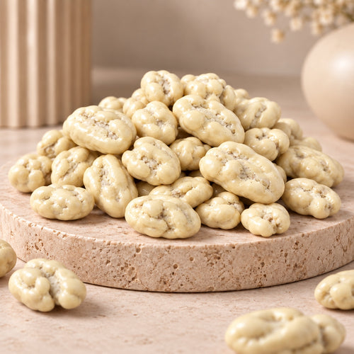 Noix de pécan enrobées chocolat blanc PÉKA Gourmet